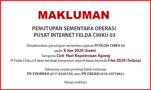 NOTIS PENUTUPAN PI hari agongia